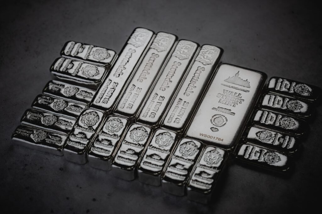 Silver coin and bar gift set