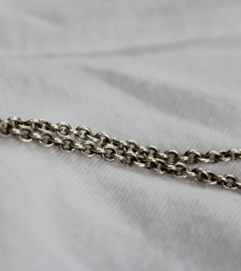 Silver chain decorative showpiece