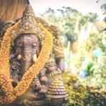 Lord Ganesha golden statue